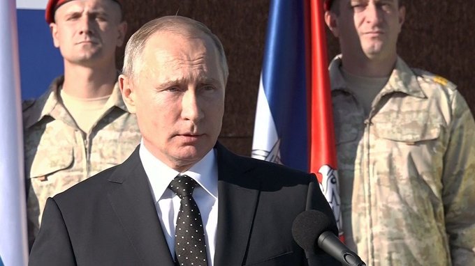 Владимир Путин поздравил моряков с Днем ВМФ